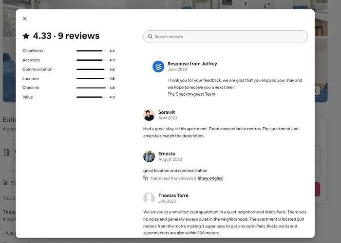 アパート Renovated 2bd In Parc Belleville *